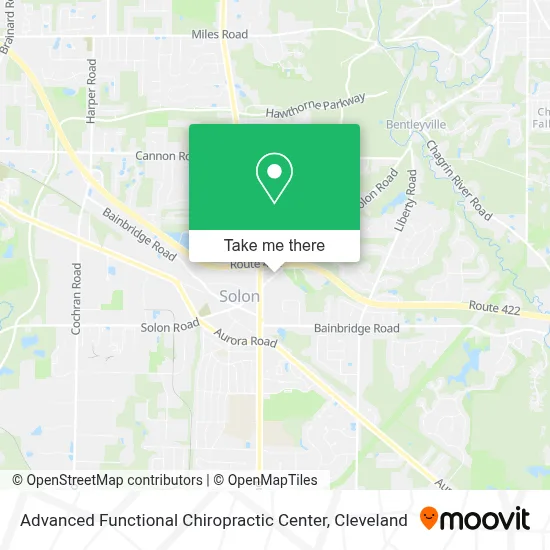 Advanced Functional Chiropractic Center map