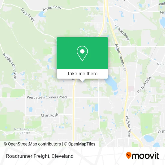 Roadrunner Freight map