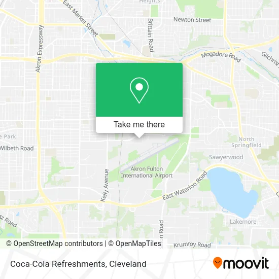 Coca-Cola Refreshments map