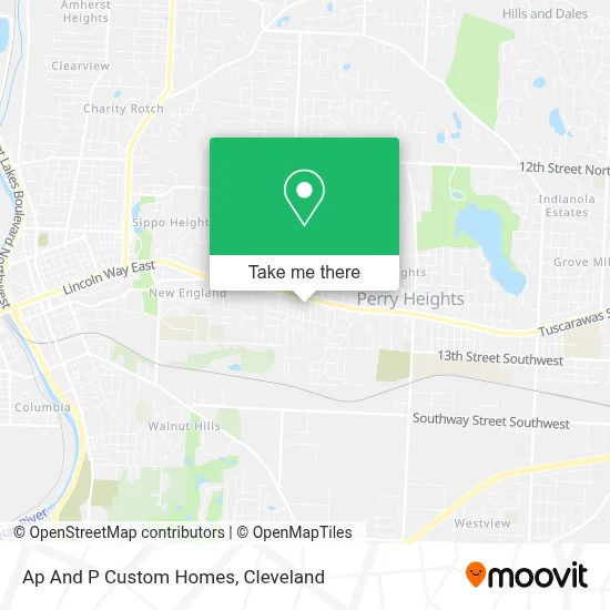 Ap And P Custom Homes map