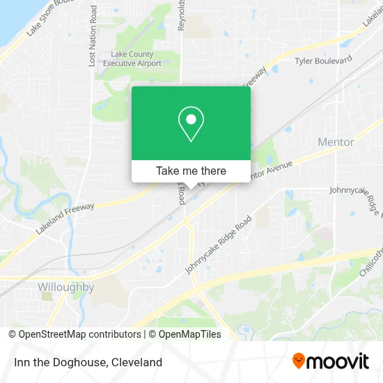Inn the Doghouse map