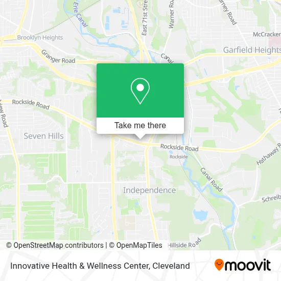 Innovative Health & Wellness Center map