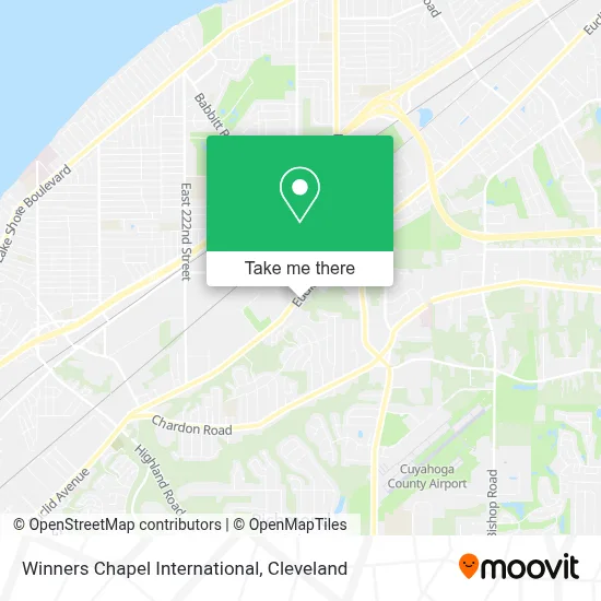 Winners Chapel International map