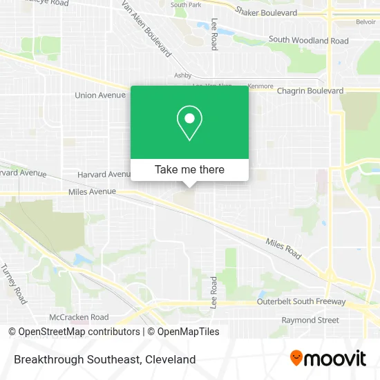 Breakthrough Southeast map