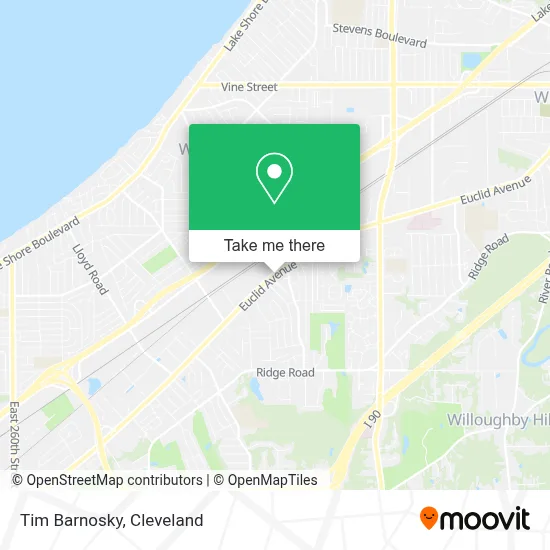 Tim Barnosky map