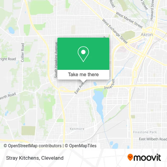 Stray Kitchens map
