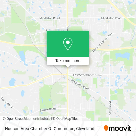 Hudson Area Chamber Of Commerce map