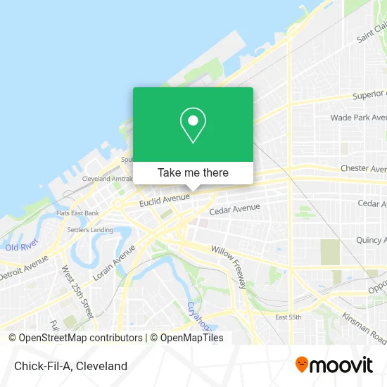 Chick-Fil-A map