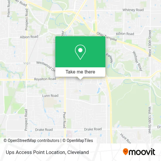 Ups Access Point Location map