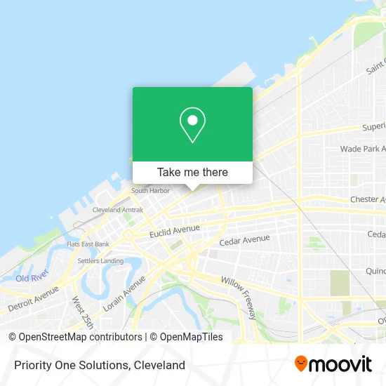 Priority One Solutions map