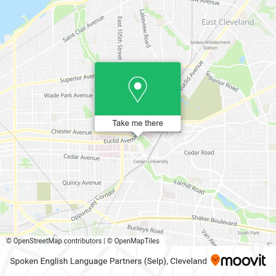 Spoken English Language Partners (Selp) map