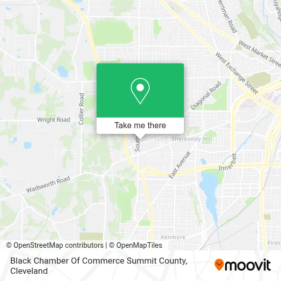 Black Chamber Of Commerce Summit County map
