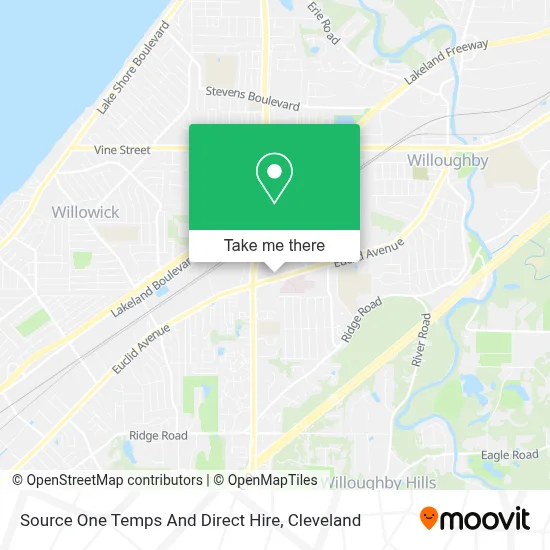 Source One Temps And Direct Hire map