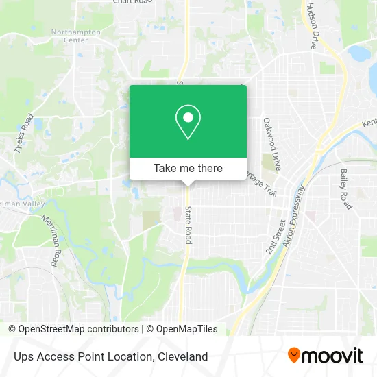 Ups Access Point Location map