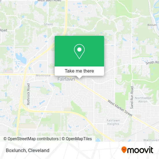 Boxlunch map