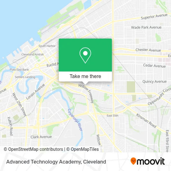 Advanced Technology Academy map
