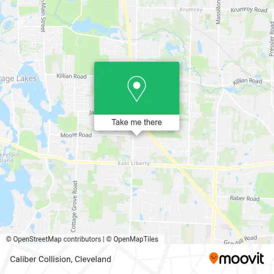 Caliber Collision map