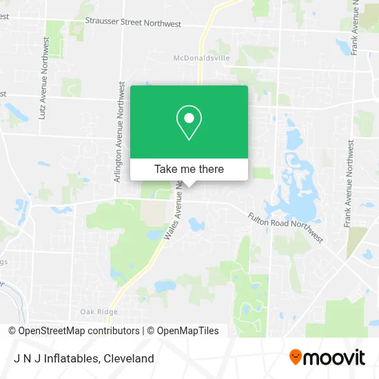 J N J Inflatables map