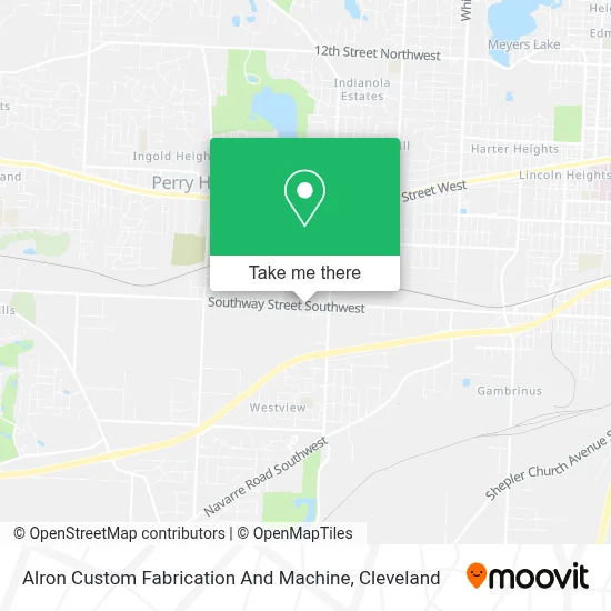 Alron Custom Fabrication And Machine map