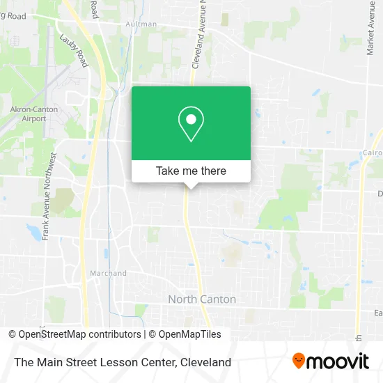 The Main Street Lesson Center map
