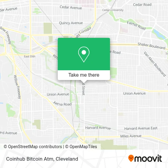 Coinhub Bitcoin Atm map