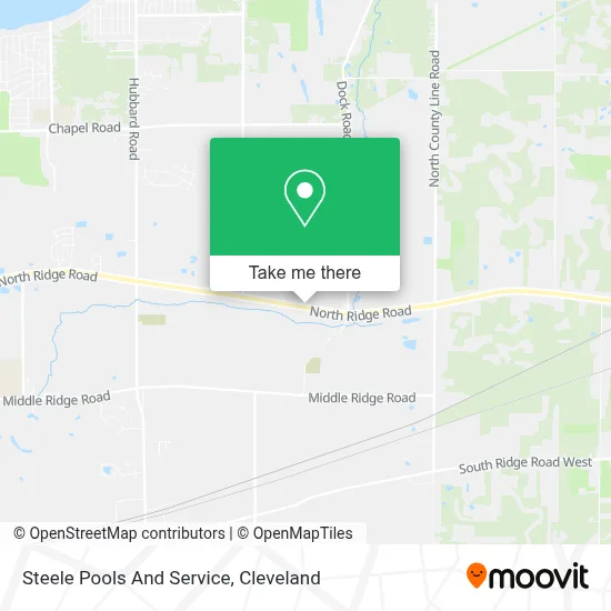 Steele Pools And Service map