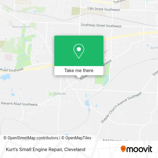 Kurt's Small Engine Repair map
