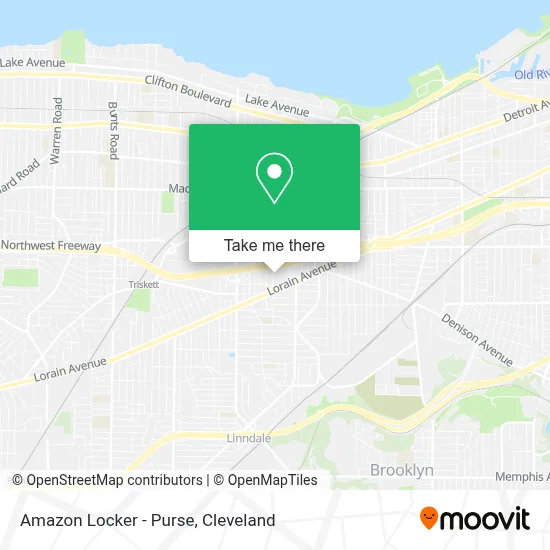 Amazon Locker - Purse map