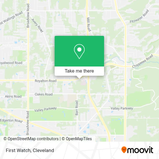 First Watch map