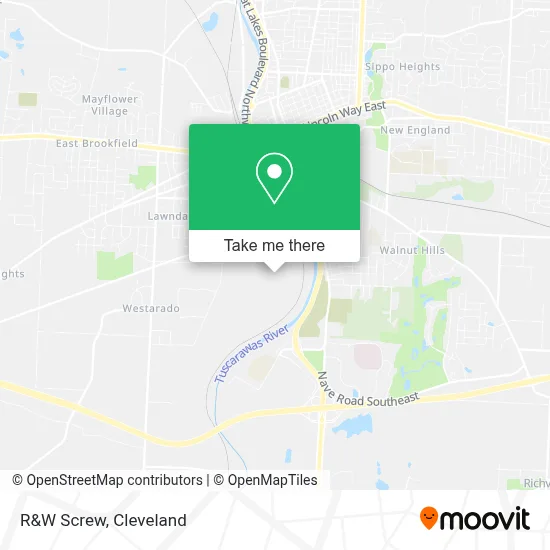 R&W Screw map