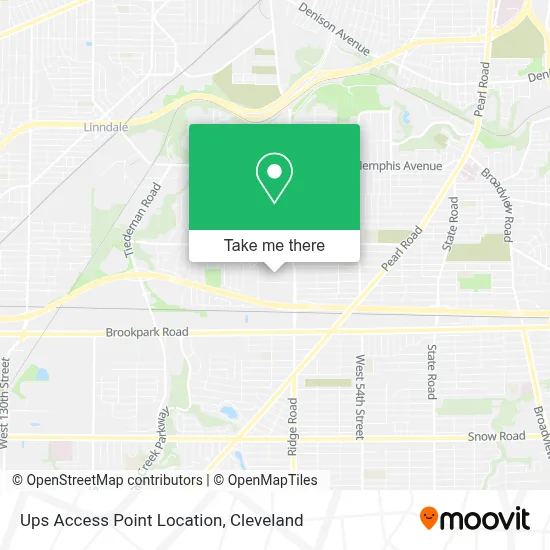 Ups Access Point Location map