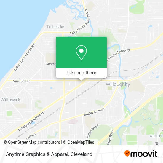 Anytime Graphics & Apparel map