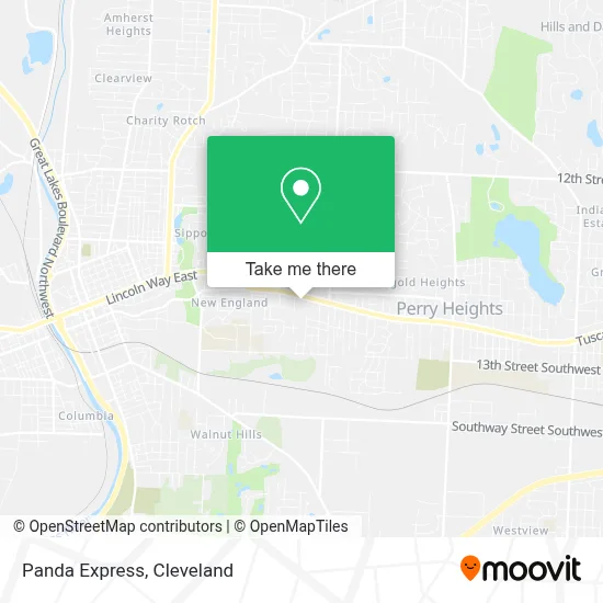 Panda Express map