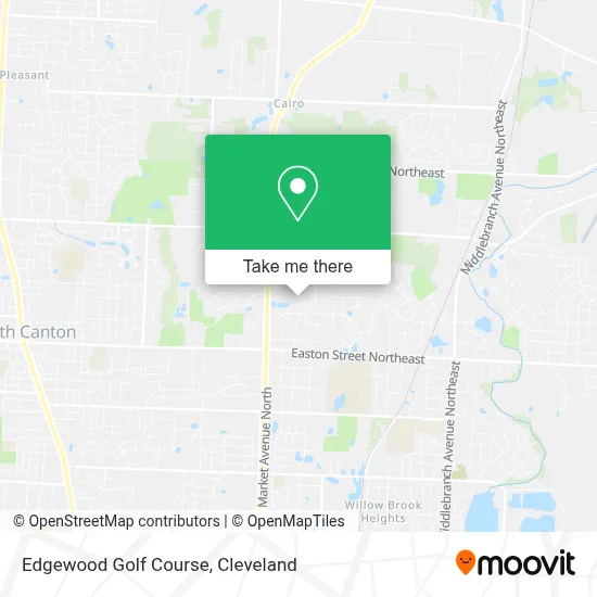 Edgewood Golf Course map