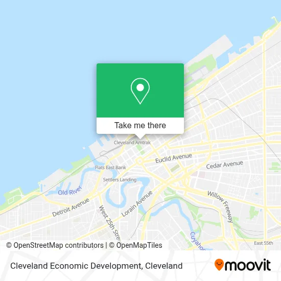 Cleveland Economic Development map