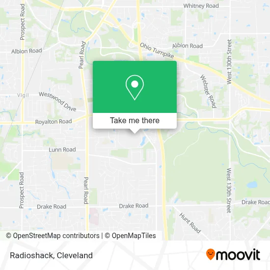 Radioshack map