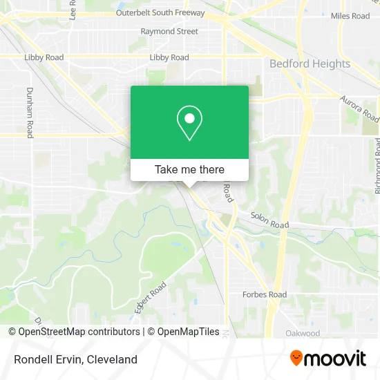 Rondell Ervin map