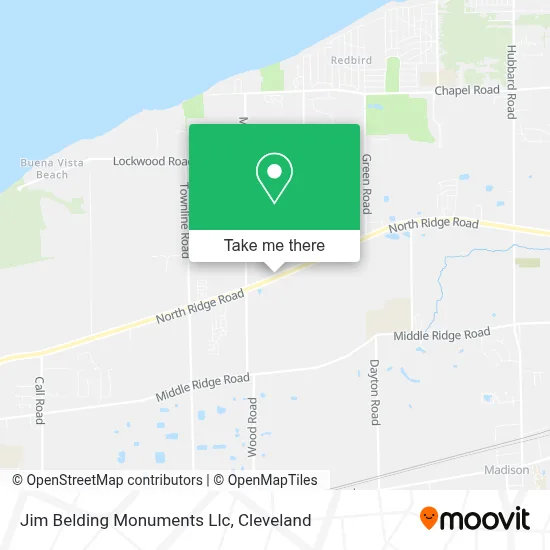 Jim Belding Monuments Llc map