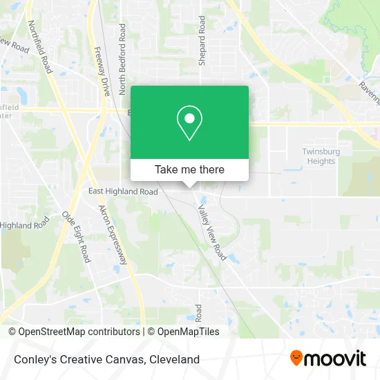 Conley's Creative Canvas map