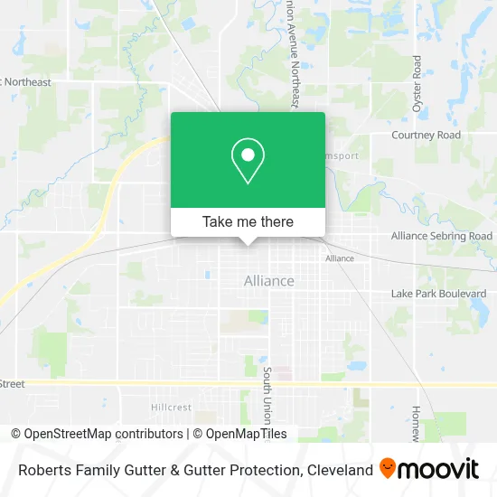 Roberts Family Gutter & Gutter Protection map