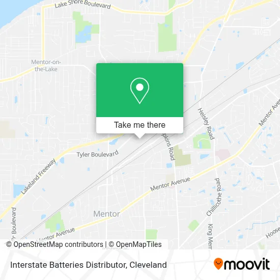 Interstate Batteries Distributor map