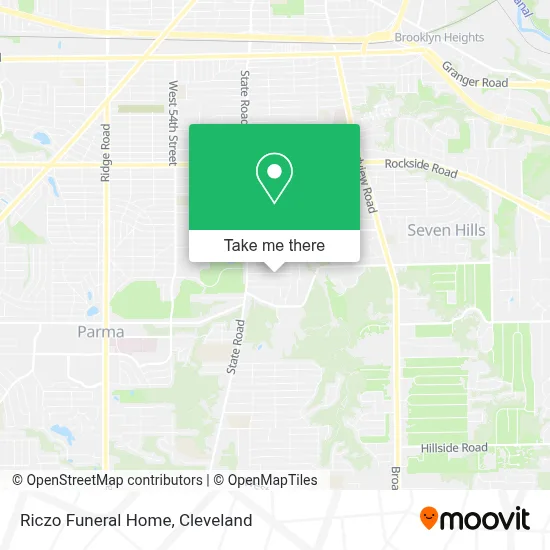 Riczo Funeral Home map