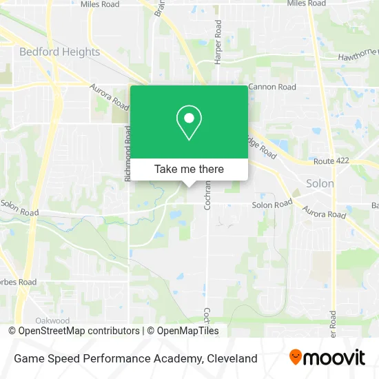 Game Speed Performance Academy map