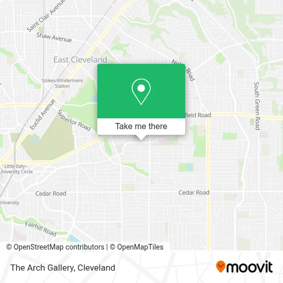 The Arch Gallery map