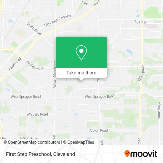 First Step Preschool map