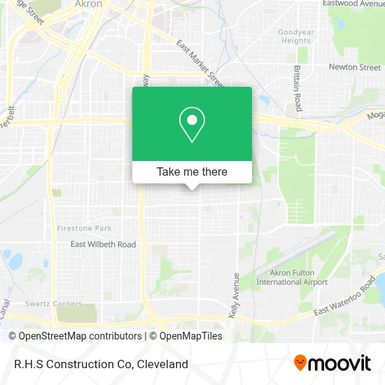 R.H.S Construction Co map