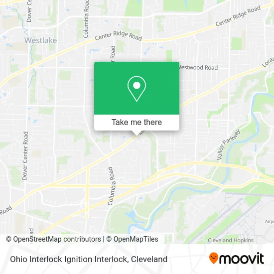Ohio Interlock Ignition Interlock map