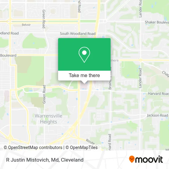 R Justin Mistovich, Md map