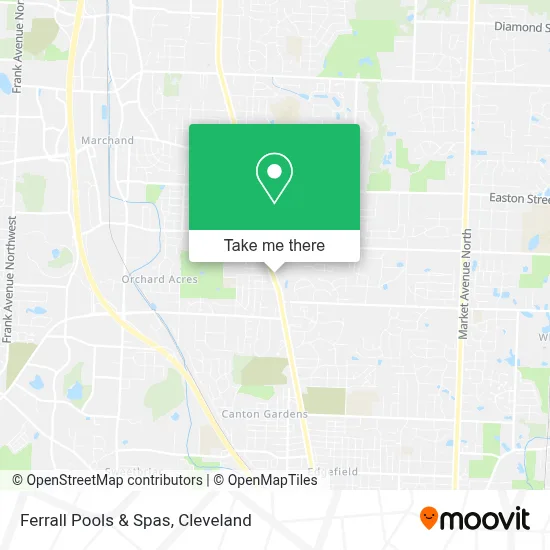 Ferrall Pools & Spas map
