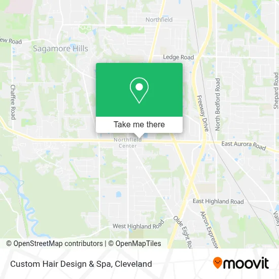 Custom Hair Design & Spa map